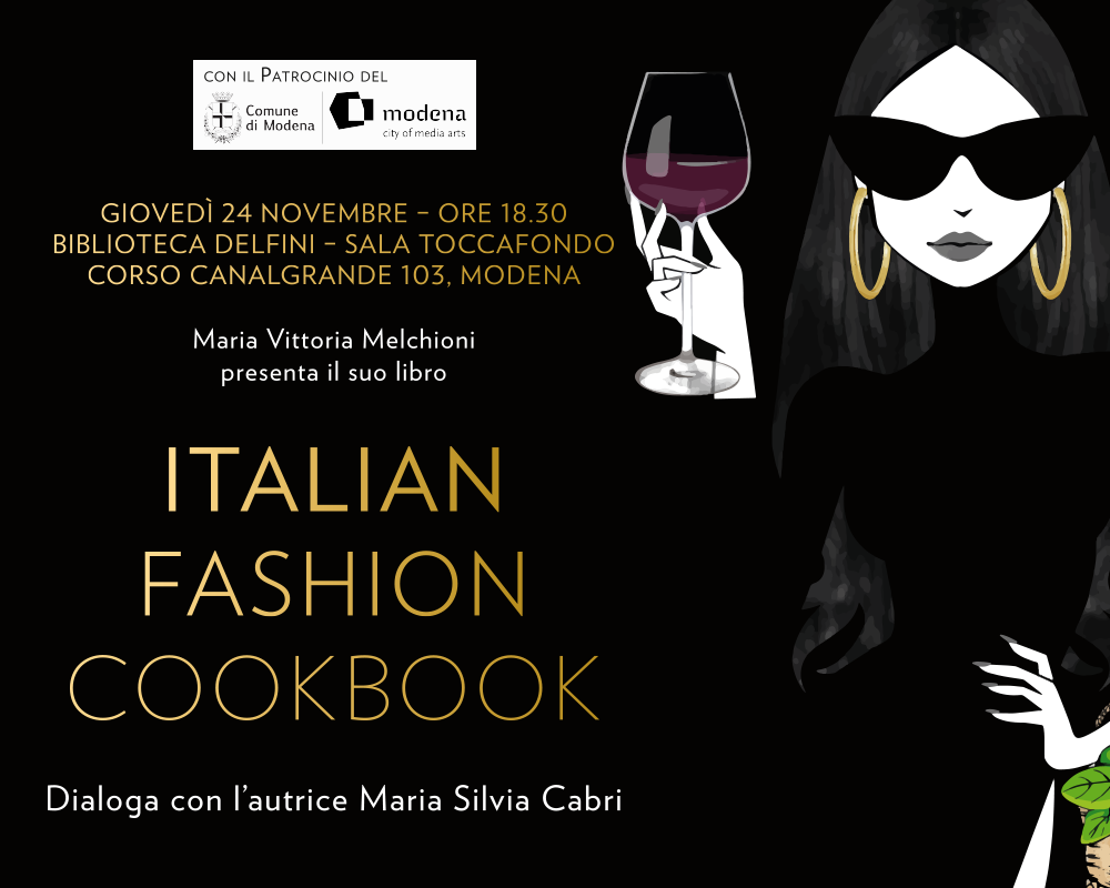 Presentazione di Italian Fashion Cookbook a Modena