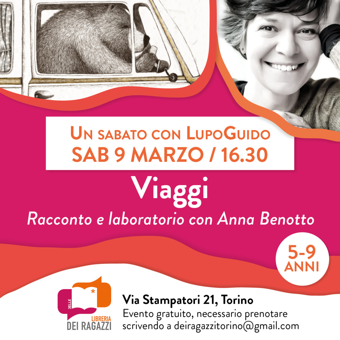 Viaggi | Racconto e laboratorio a Torino