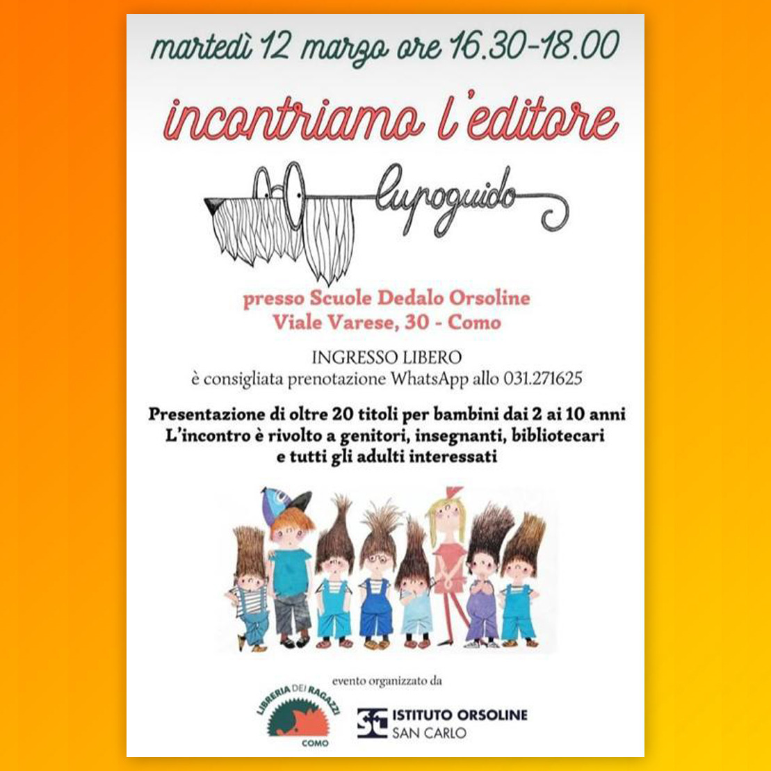 Incontro a scuola con LupoGuido a Como