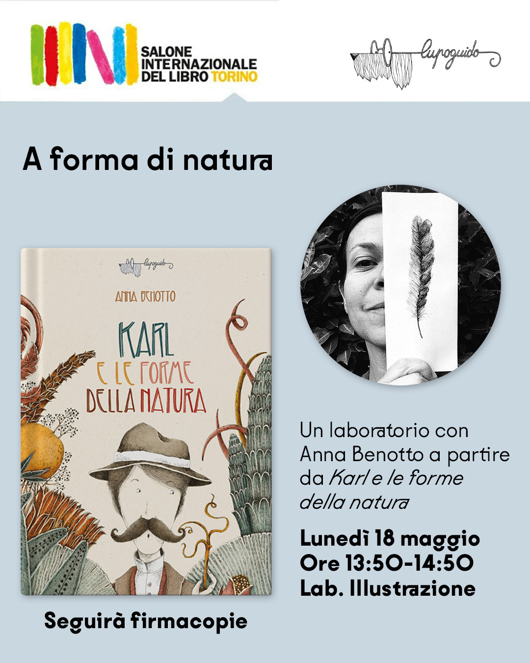  Laboratorio su Karl e le forme della natura al Salone di Torino 2026