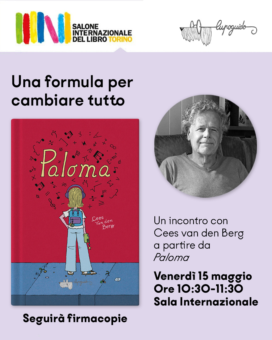 Cees van den Berg al Salone di Torino 2026