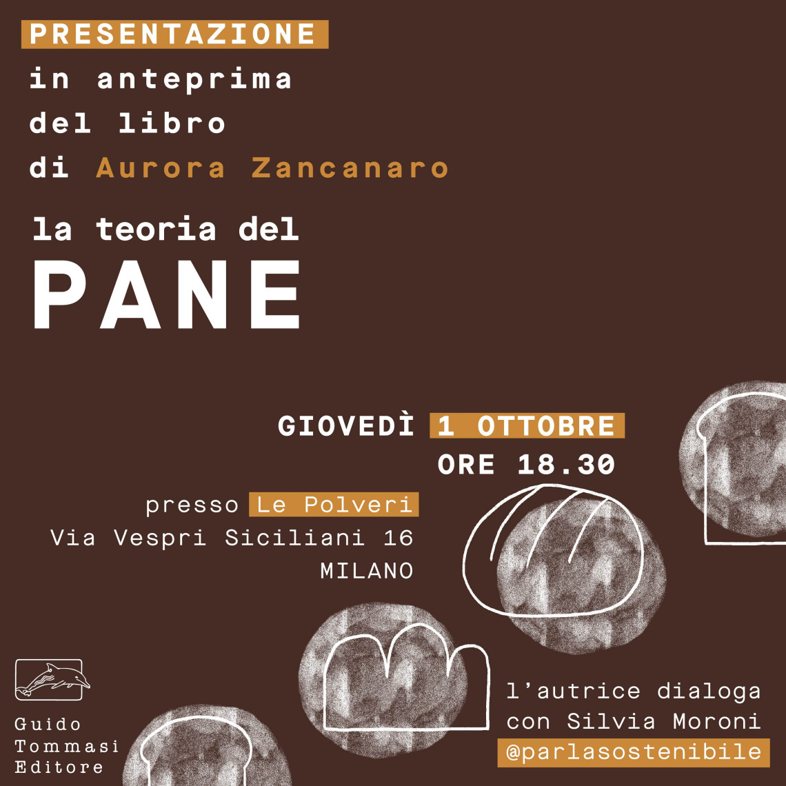 Presentazione in anteprima del libro “La teoria del pane”